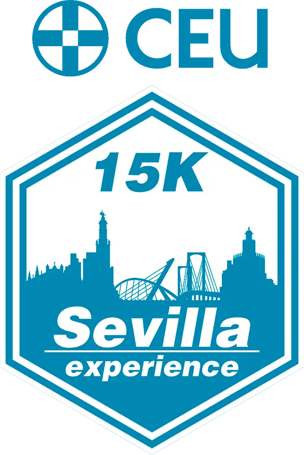 Logo oficial de la CEU SEVILLA 15K Experience