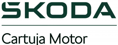 Logo de Škoda Cartuja Motor, patrocinador de la CEU SEVILLA 15K Experience