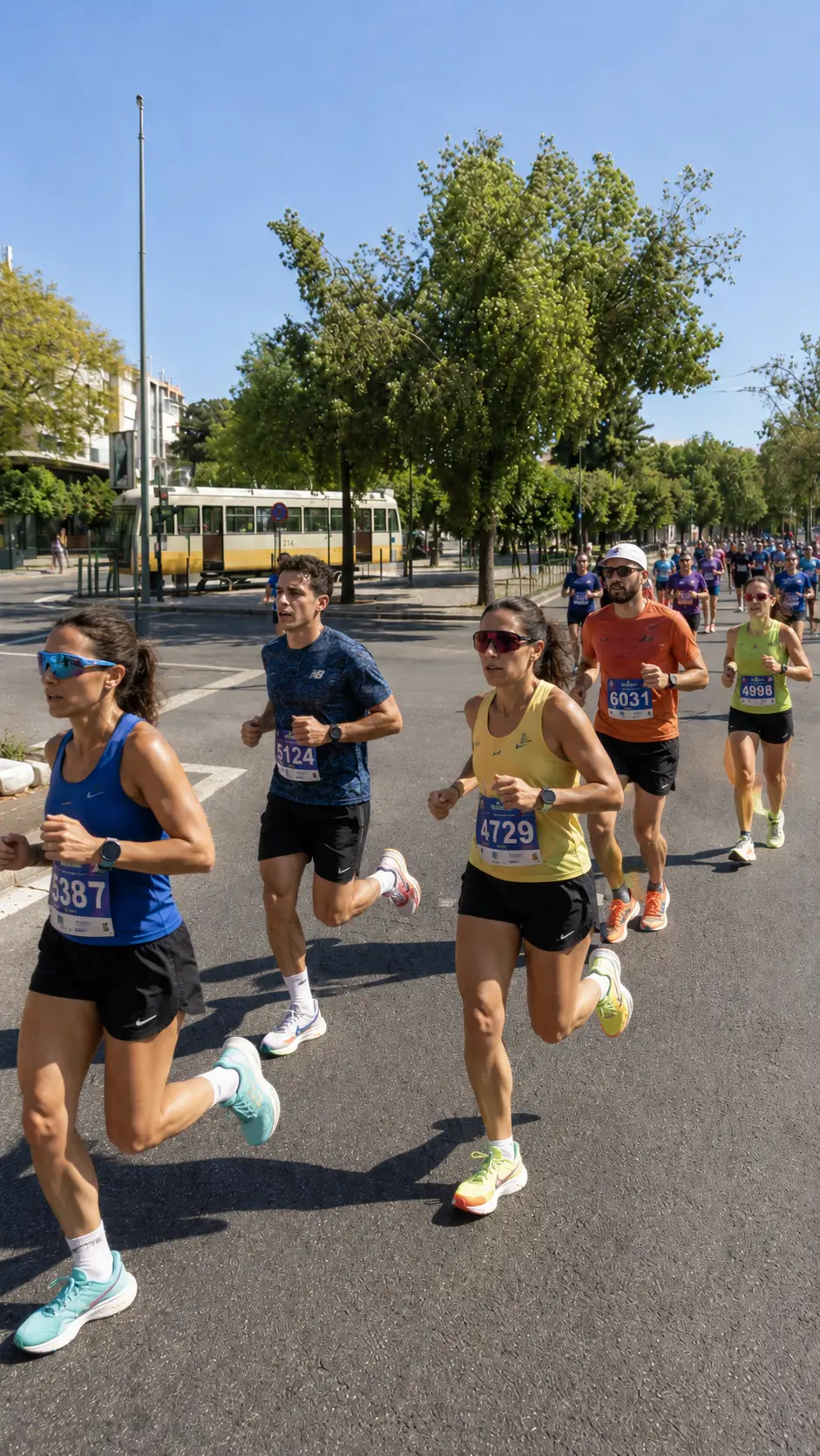Corredores de la CEU SEVILLA 15K Experience en Triana