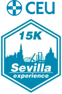 Logo oficial de la CEU SEVILLA 15K Experience